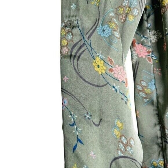 Love Tree Los Angeles Cold Shoulder Floral Birds Top - Small - Picture 4 of 9